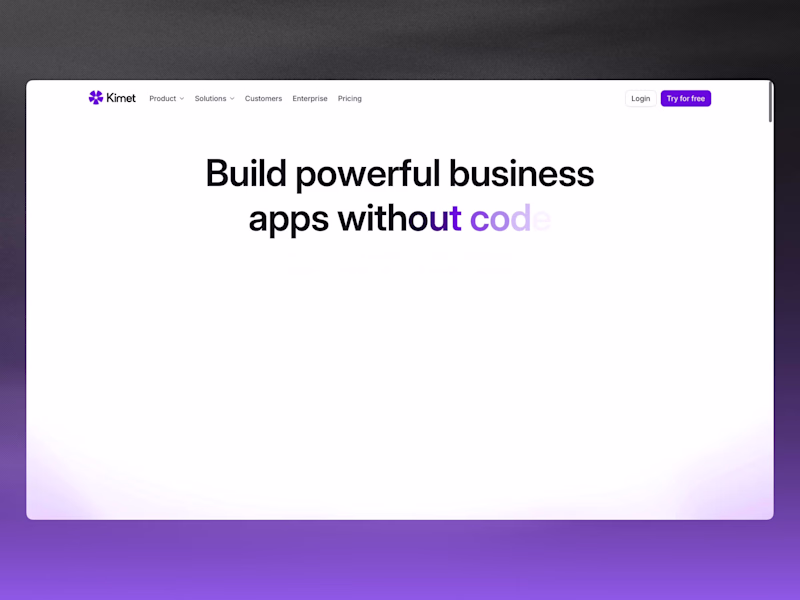 Cover image for New template Kimet is live on the Framer marketplace! Kimet ...