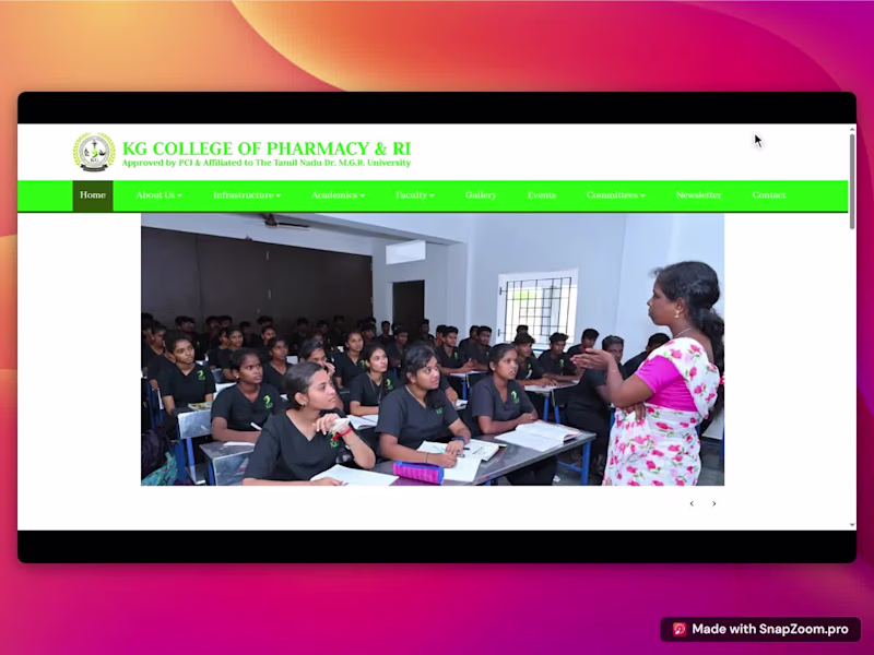 Cover image for KG College of Pharmacy –