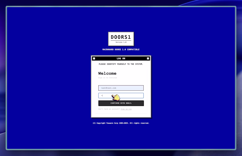 Cover image for Meet Macrohard Doors 1 - my YouWare Challenge submission. A ...