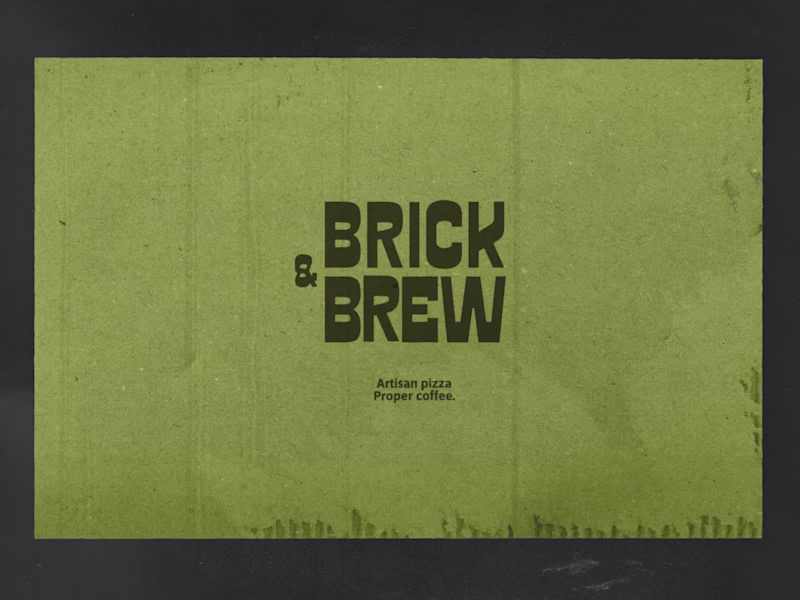 Cover image for Brand Identity Design for Brick & Brew Restaurant 