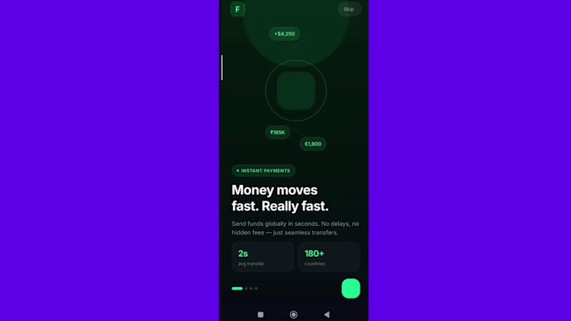 Cover image for Discover FluxPay: Modern Fintech with Minimal Glass UI
