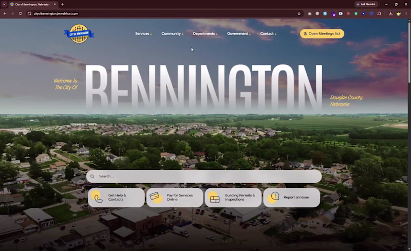 Cover image for City of Bennington Website
I worked