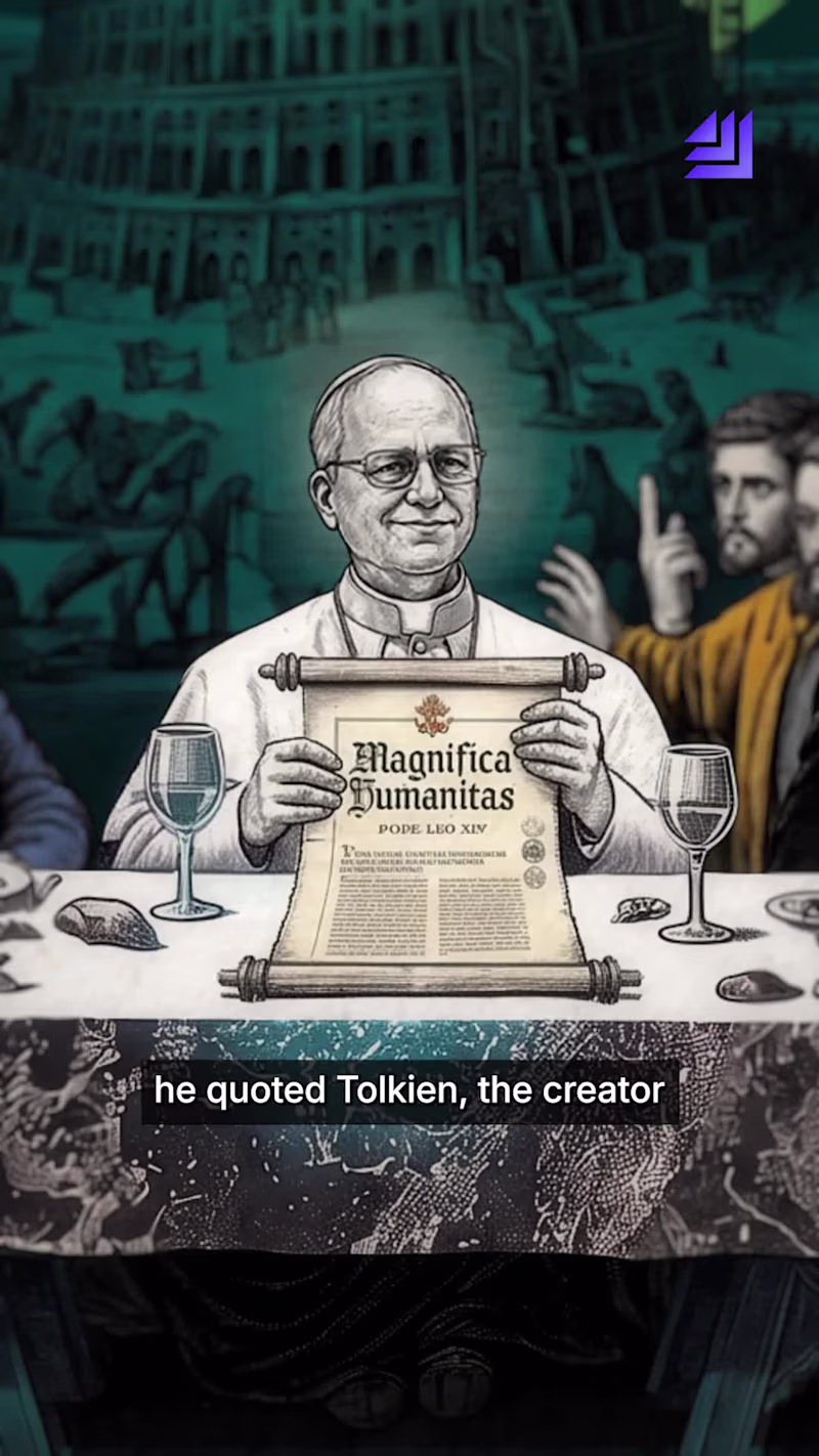 Cover image for Pope's Encyclical on AI