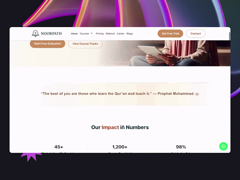 Cover image for Noorpath Website Redesign and Strategic Positioning