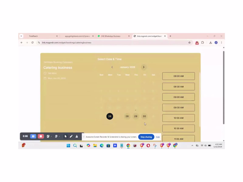Cover image for Created an automated appointment booking