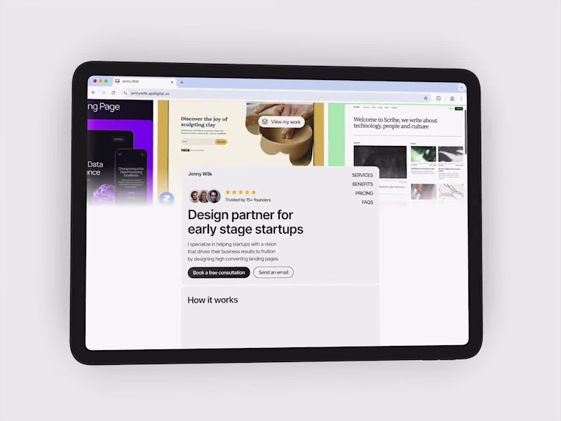 Cover image for JW Landingfolio website in Framer 