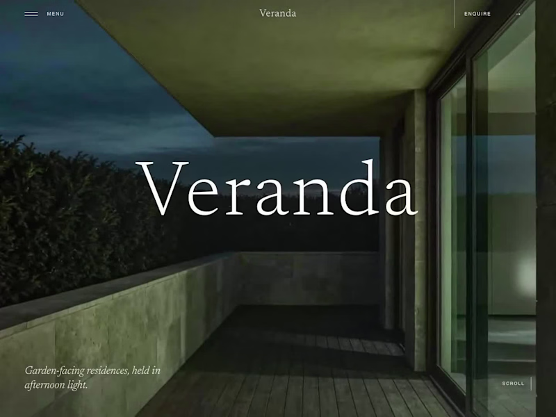 Cover image for Veranda, a luxury residential concept