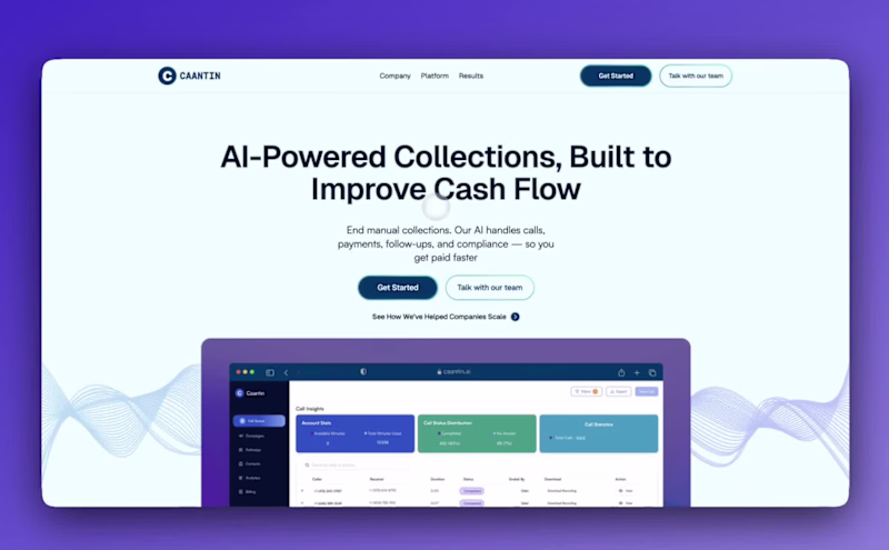 Cover image for Just finished a full website design for a next-gen voice AI ...