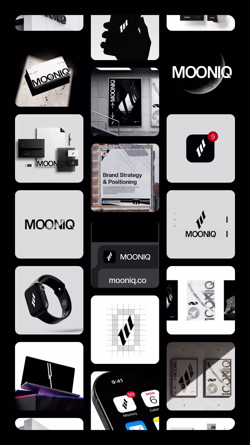 Cover image for MOONIQ — Visual Identity System