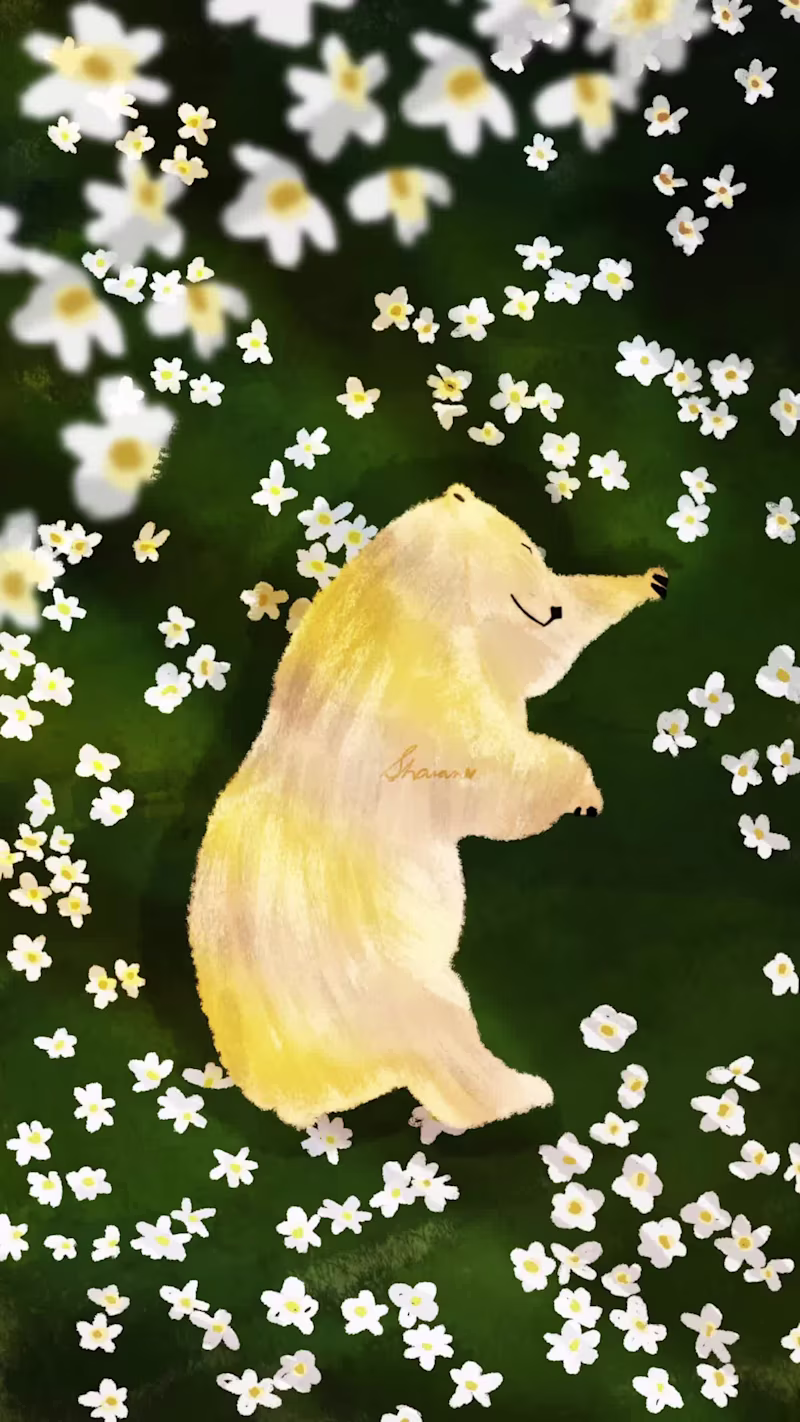Cover image for Handmade sleepy bear made with love and patience