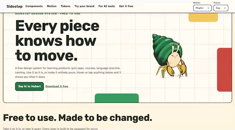 Cover image for Sidestep: a design system built for AI coding tools