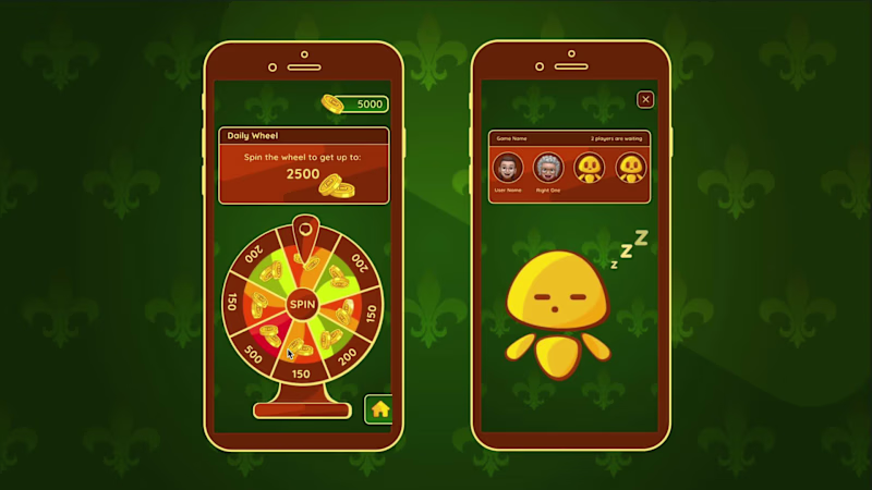 Cover image for Characters, UI, and Rive Animations for Belote Card Game