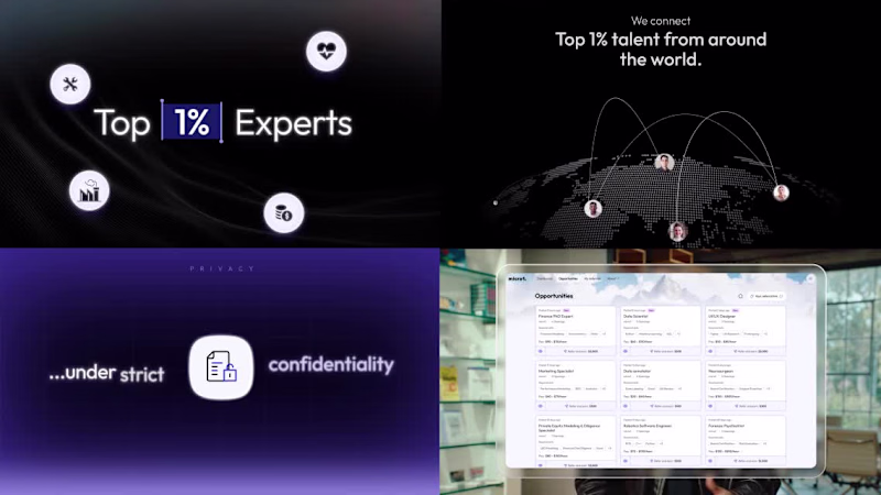 Cover image for Cut from micro1's launch videos. Human data for AI labs, $50...