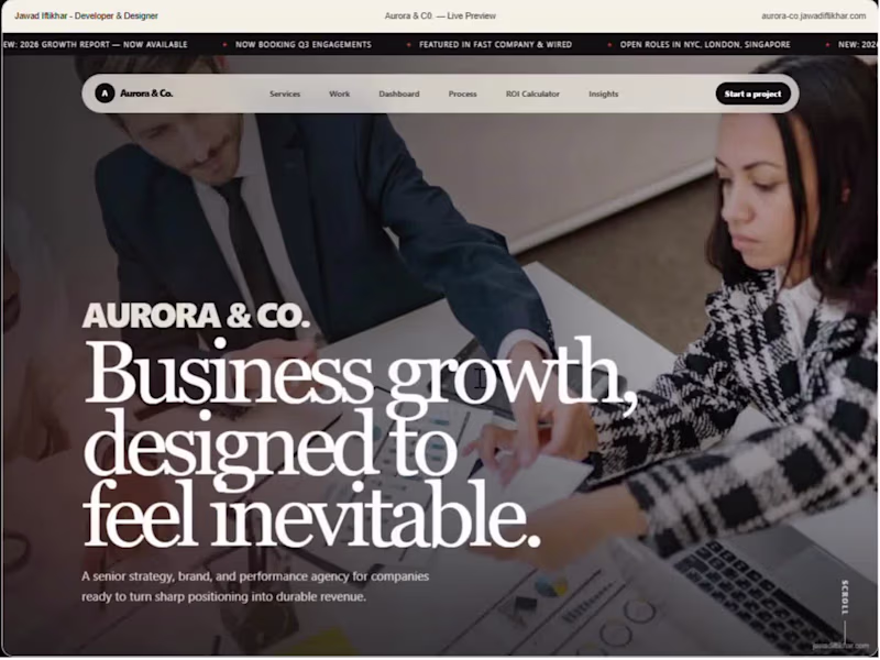 Cover image for Aurora & Co. — Agency
