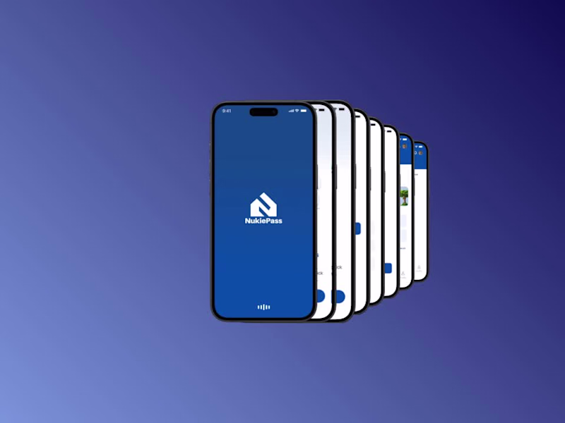 Cover image for NukiePass Access & Safety Mobile App Design