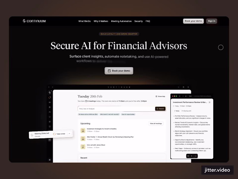 Cover image for Website Design & Development for Continuum