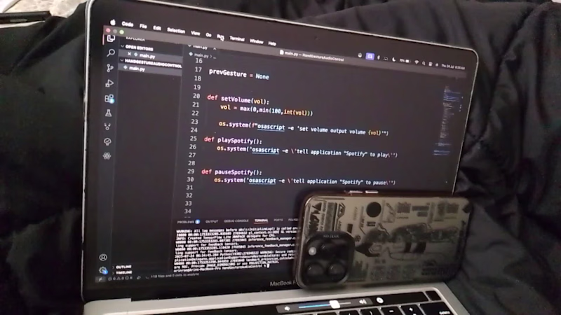 Cover image for Hand Gesture Audio Controller 