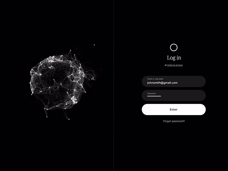 Cover image for Authentication Screen for Financial AI
