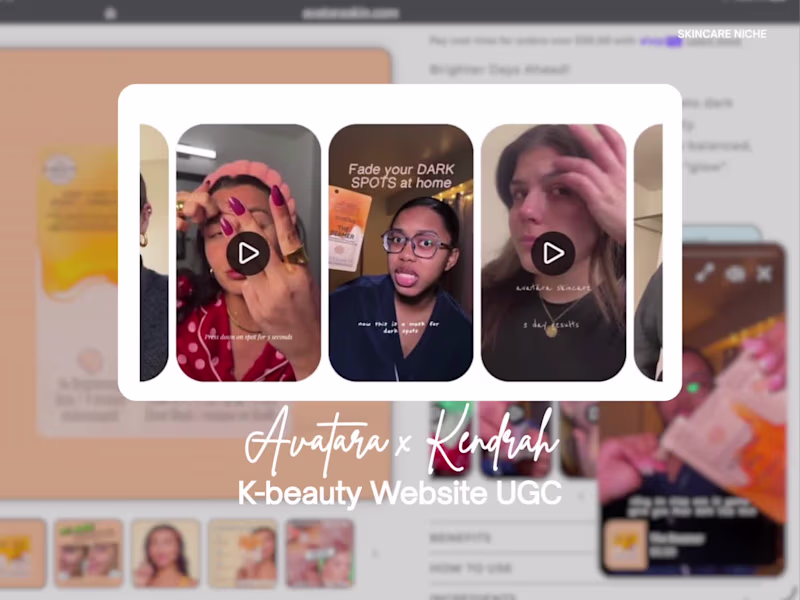 Cover image for Official Site Feature: New K-beauty Product Launch UGC