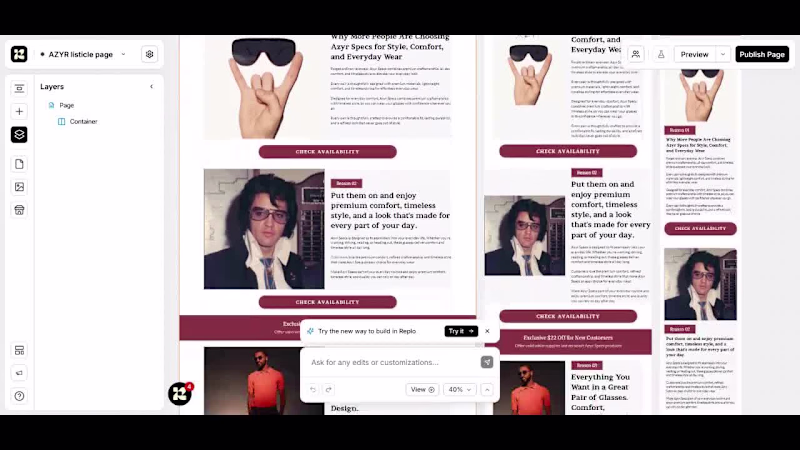 Cover image for The page combines engaging content