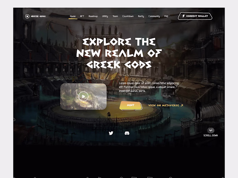 Cover image for SOL Greek Gods NFT