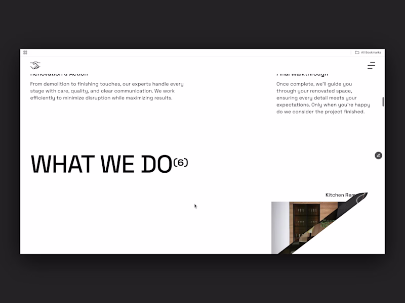 Cover image for Services Section from “Renewall”
"Renewall" is