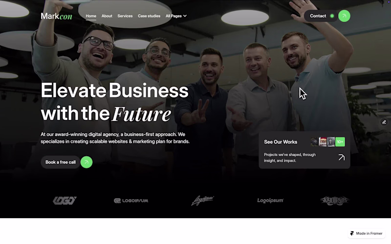 Cover image for marketing agencies deserve better websites.
meet