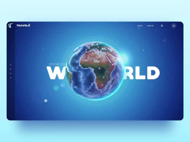 Cover image for 3D Interactive Travel Website
A visually