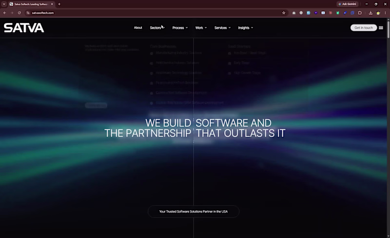 Cover image for Software Development Agency Website
I worked