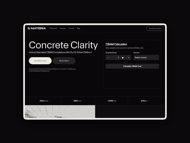 Cover image for MATERIA: Brand & Website for a Startup Built in 48 Hours