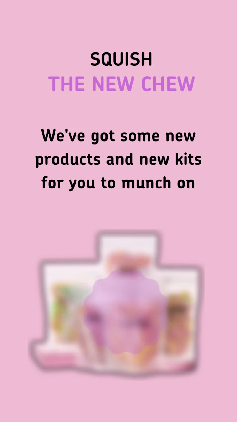 Cover image for Squish - New Products Promotional video for Instagram stories