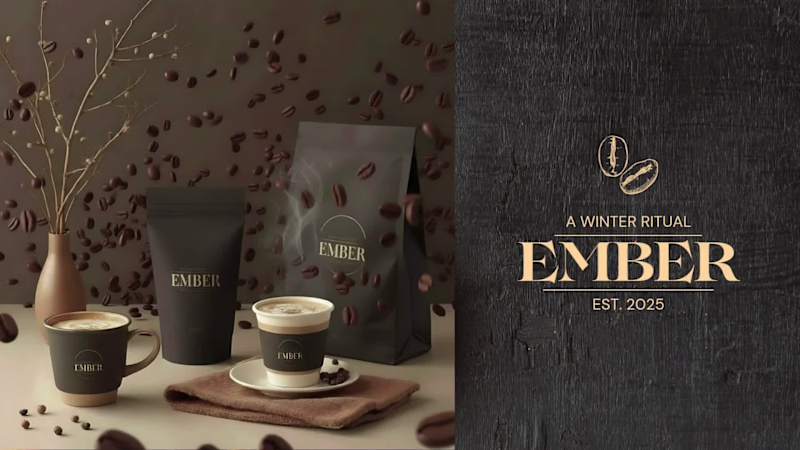 Cover image for EMBER — Holiday Pop-Up Brand System This project started as ...