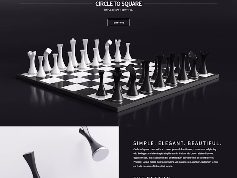 Cover image for Circle to Square Chess Set Project