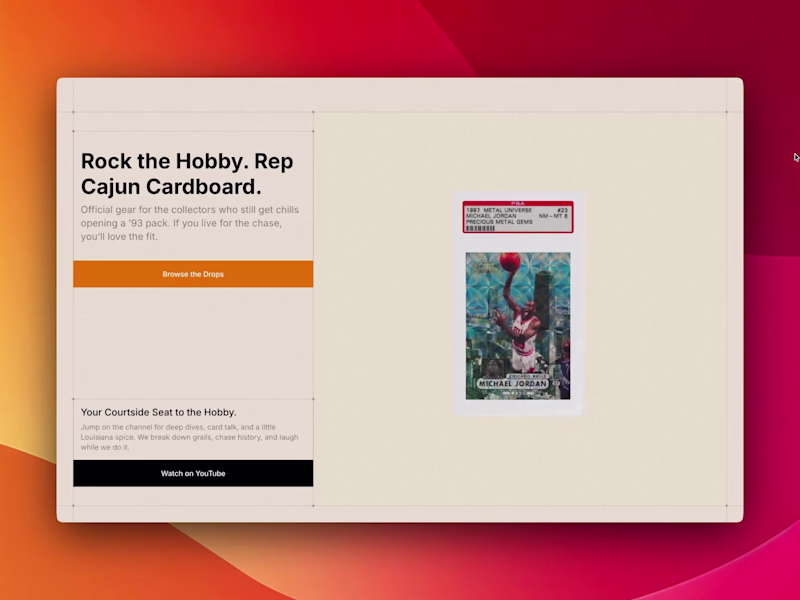 Cover image for Love for the game.