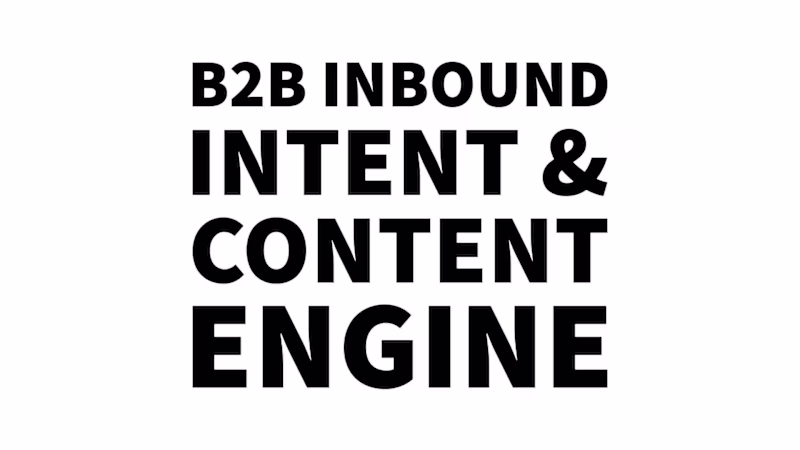 Cover image for Automated B2B Content & Lead