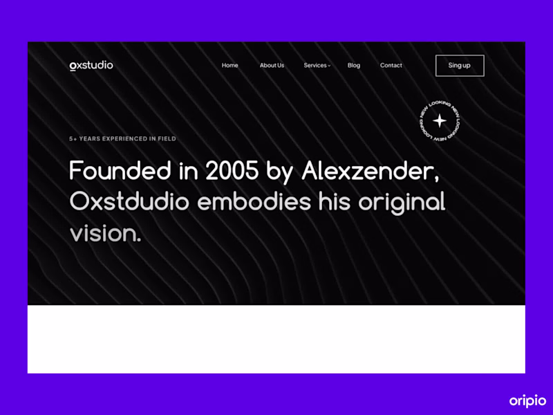 Cover image for Agency Website design