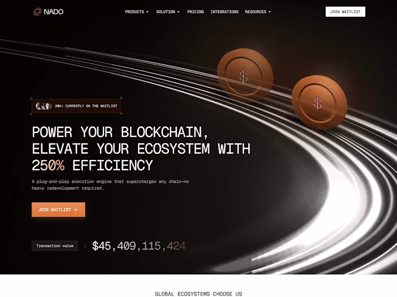 Cover image for Nado Web3 Platform Design and Development