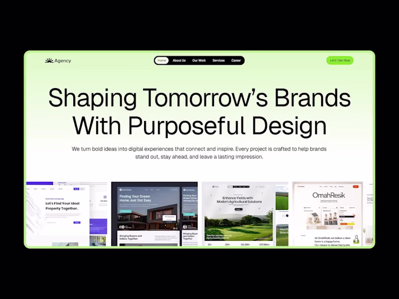 Cover image for Digital Agency Website Development