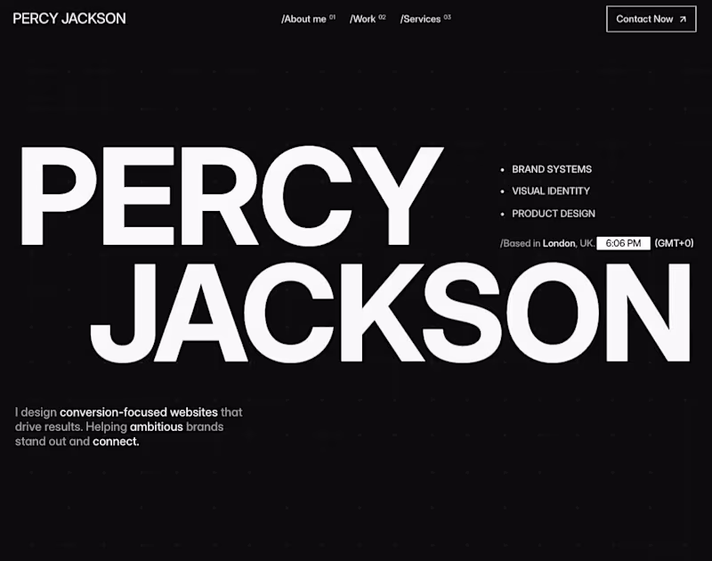 Cover image for Percy studio - Premium portfolio