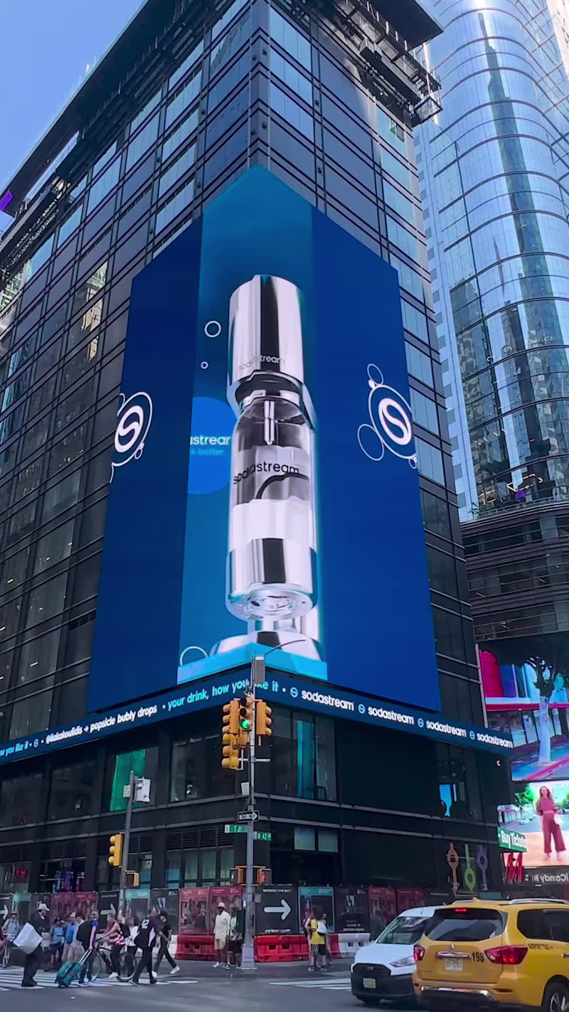 Cover image for Automated 3D Motion Design for SodaStream in Times Square