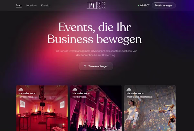 Cover image for P1 Corporate is Munich's premier full-service event manageme...