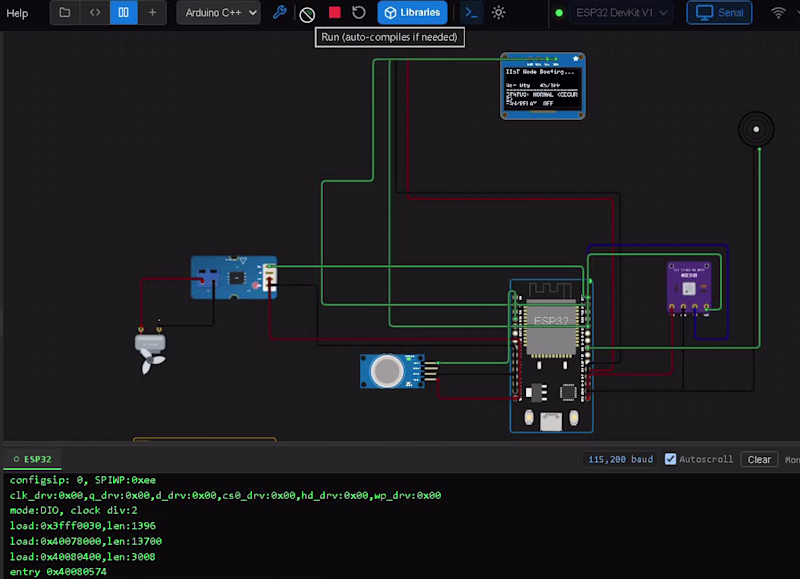 Cover image for Title: Industrial IoT Environmental Monitor,