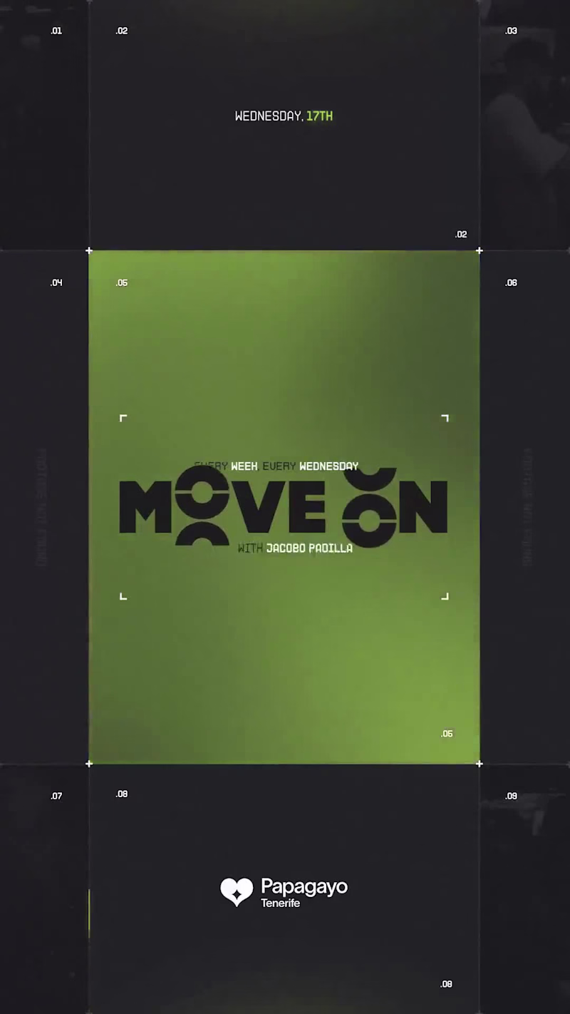Cover image for Animated flyer for a house music event