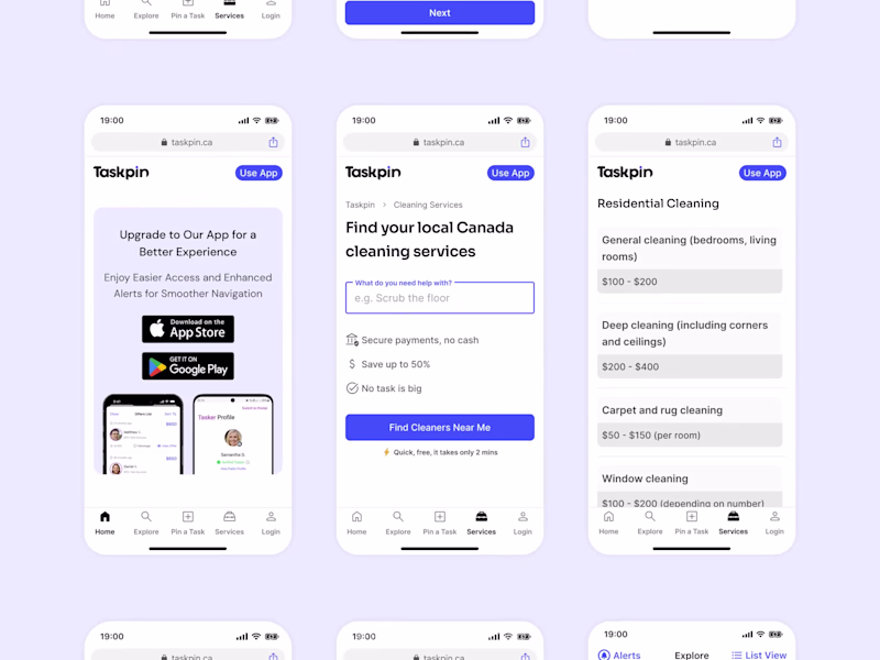 Cover image for Product Design: Taskpin, Marketplace for Home Services