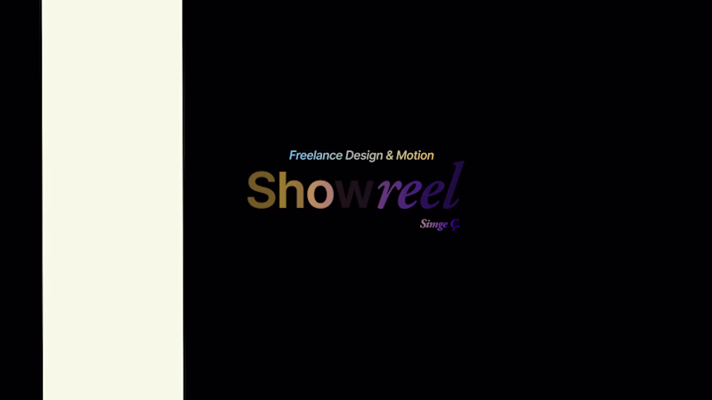Cover image for Showreel