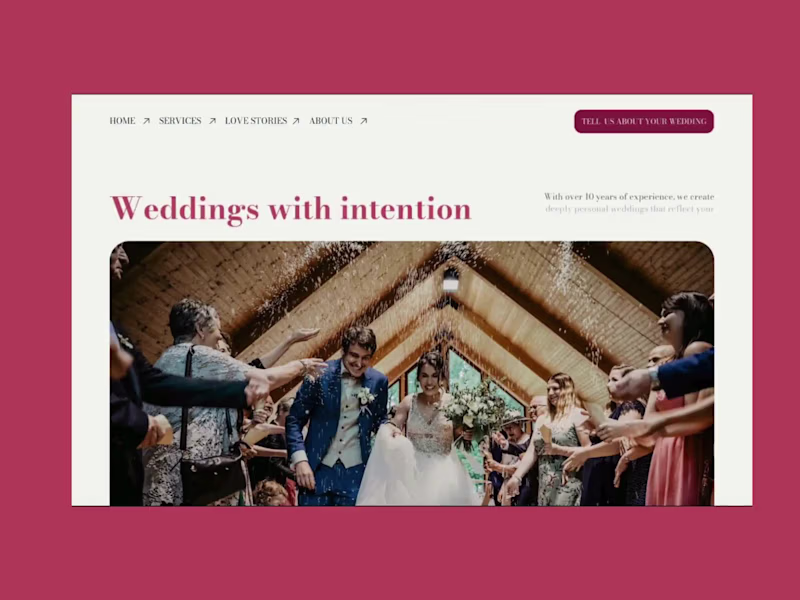 Cover image for Wedding Planning Website — Warmth, Clarity, and Simplicity