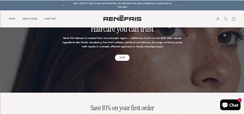 Cover image for Working on the ReneFris haircare