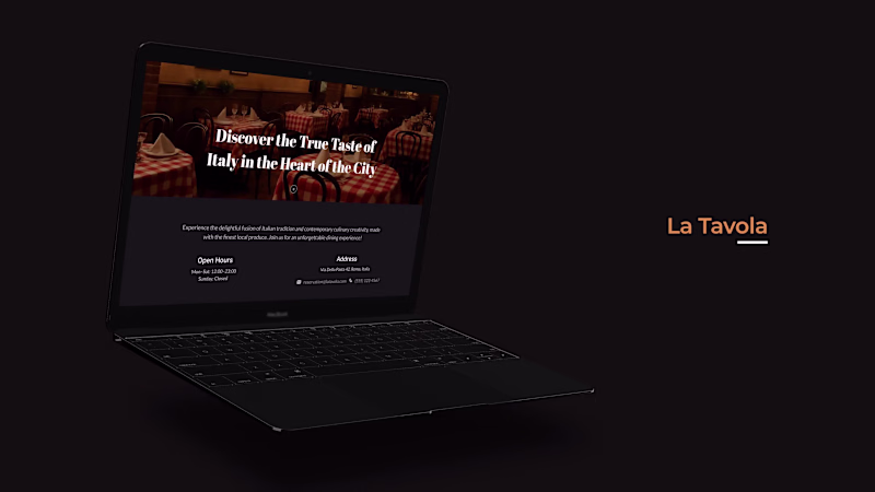 Cover image for Conversion-Focused Landing Page for La Tavola Italiana