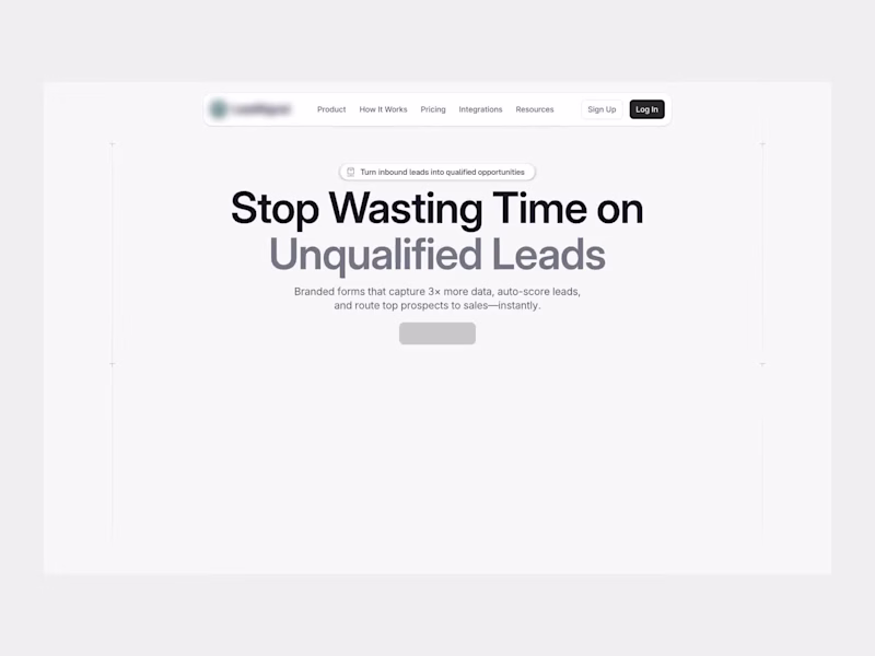 Cover image for Recent website hero section with subtle motion designed in @...