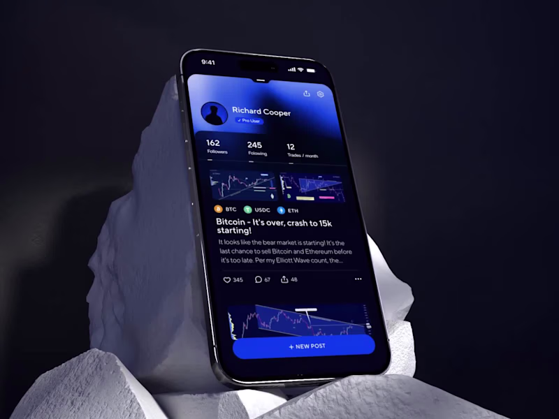 Cover image for Abyss — Crypto Trading Mobile App UI, UX, Brand Design